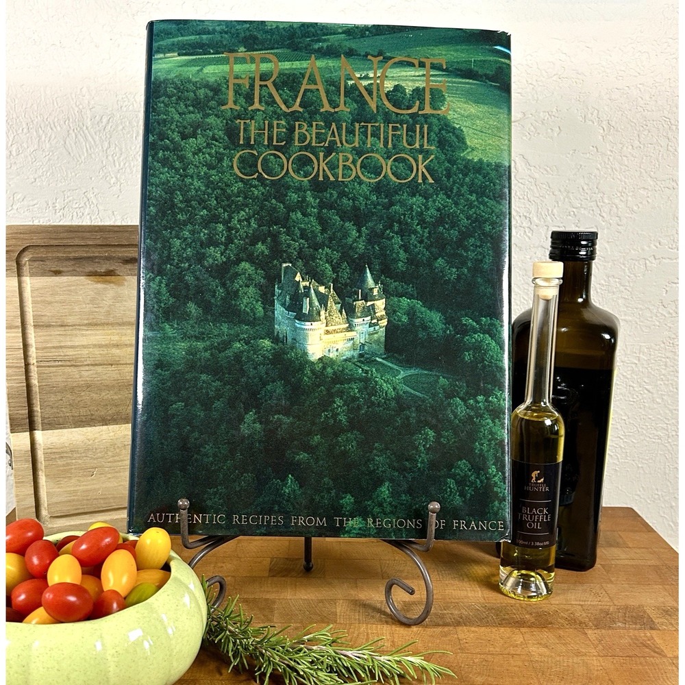 France: The Beautiful Cookbook Hardcover w/ DJ Illustrated by The Scotto Sisters